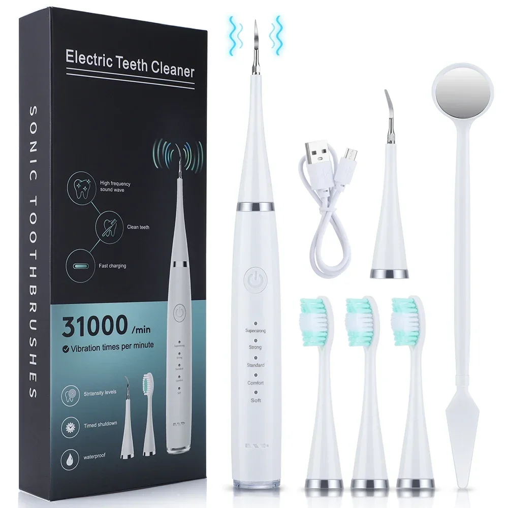 Teeth Whitening Uk - Limpiador Dental Ultrasónico Recargable para Eliminar