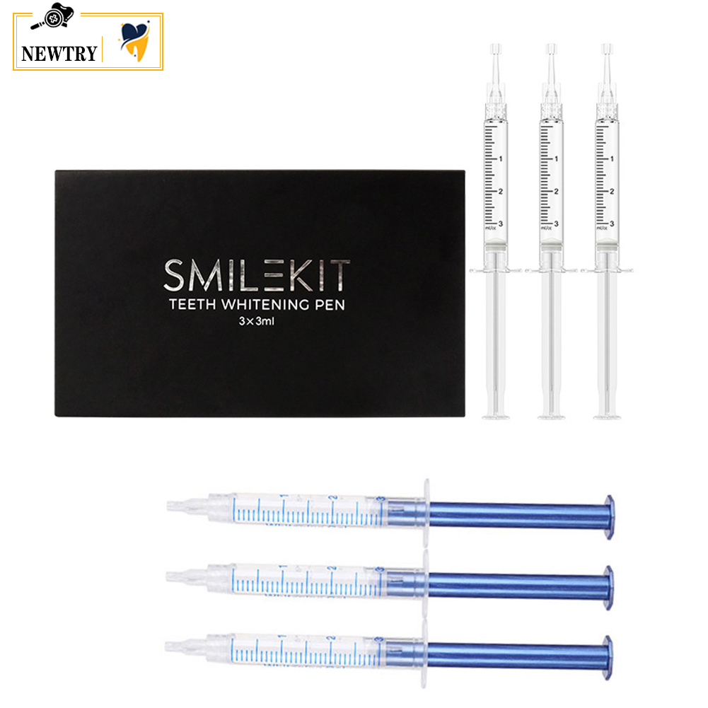 Teeth Whitening Gel Syringes - Gel blanqueador de dientes con caja