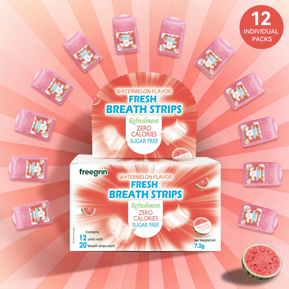 Teeth Whitening In Office - FREEGRIN Tiras de Aliento Portátiles con