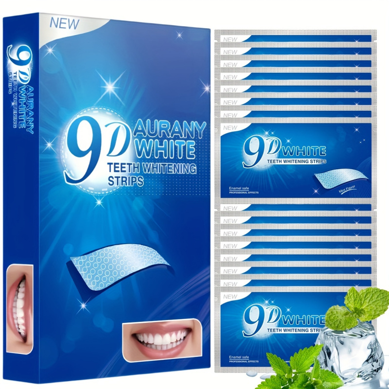 Teeth Whitening Strips Permanent - 21 pares de tiras blanqueadoras de