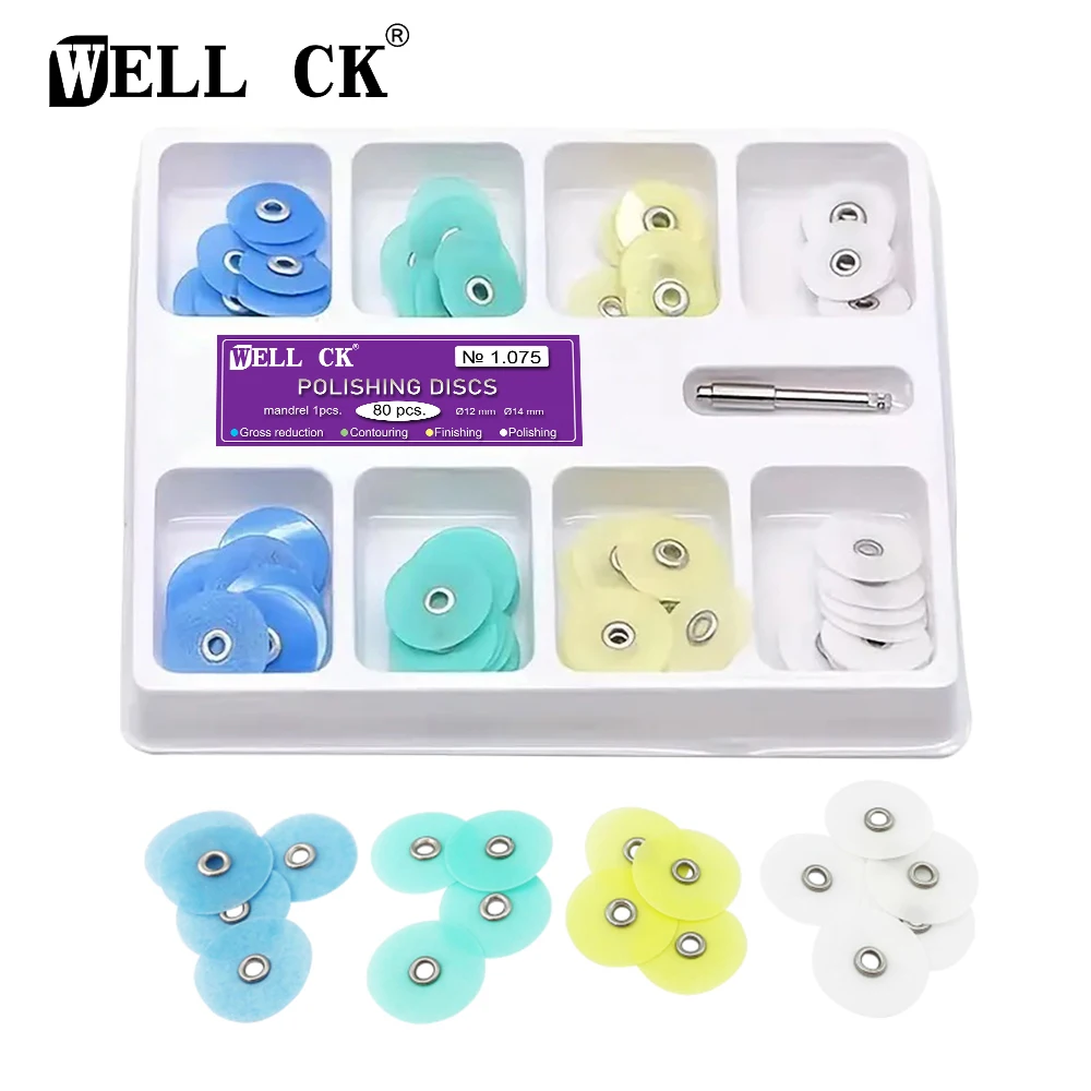 Teeth Whitening Uk - WELLCK-discos de Pulido Dental, mandril de