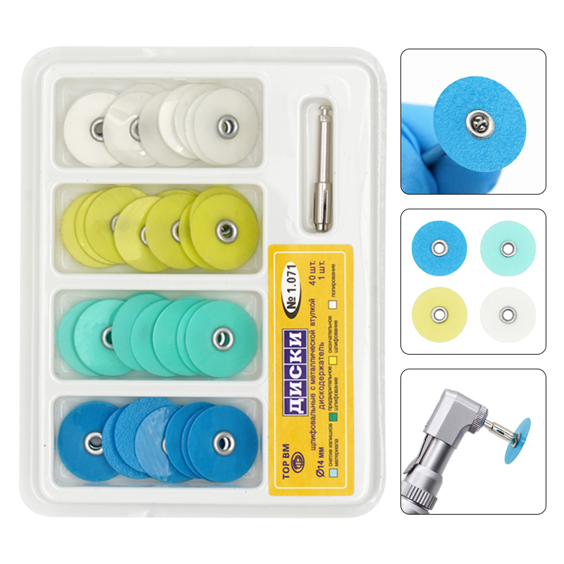 Teeth Whitening Uk - 40 unids/caja discos de Pulido Dental
