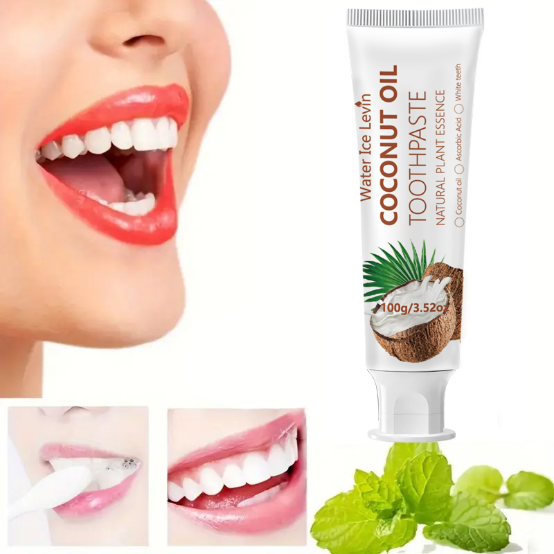 Teeth Whitening With Coconut Oil - Pasta de Dientes con Aceite de