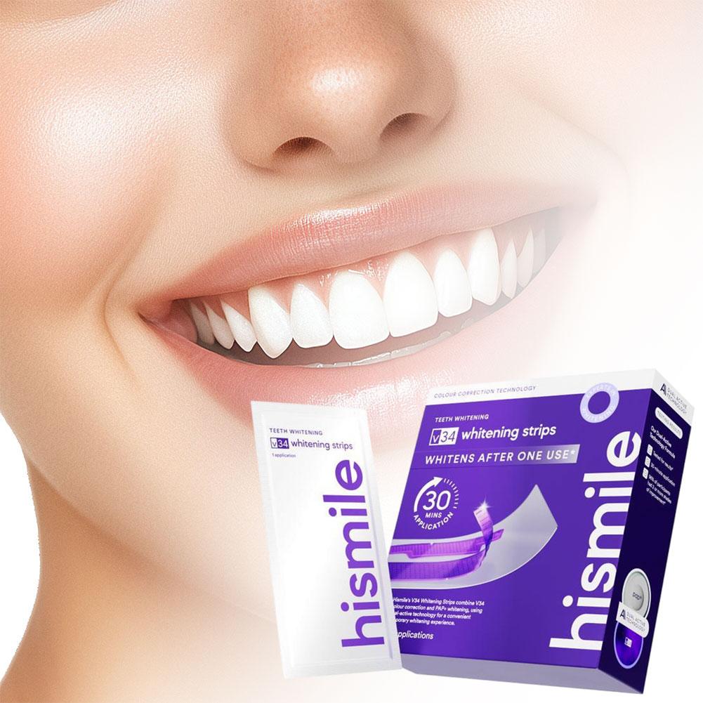 Tiras blanqueadoras de dientes - Teeth Whitening Strips Permanent reseña y precio