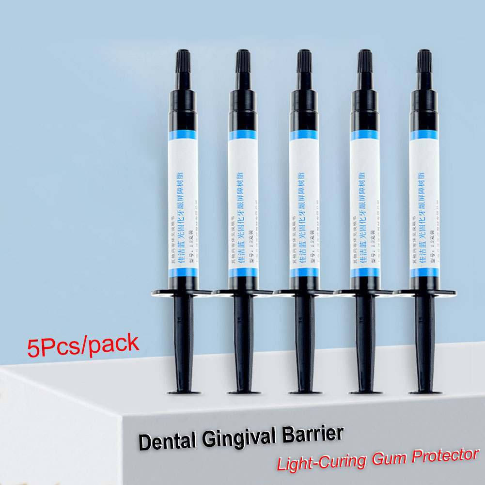 5 unids/pack curado ligero bar - Teeth Whitening Gingival Barrier reseña y precio