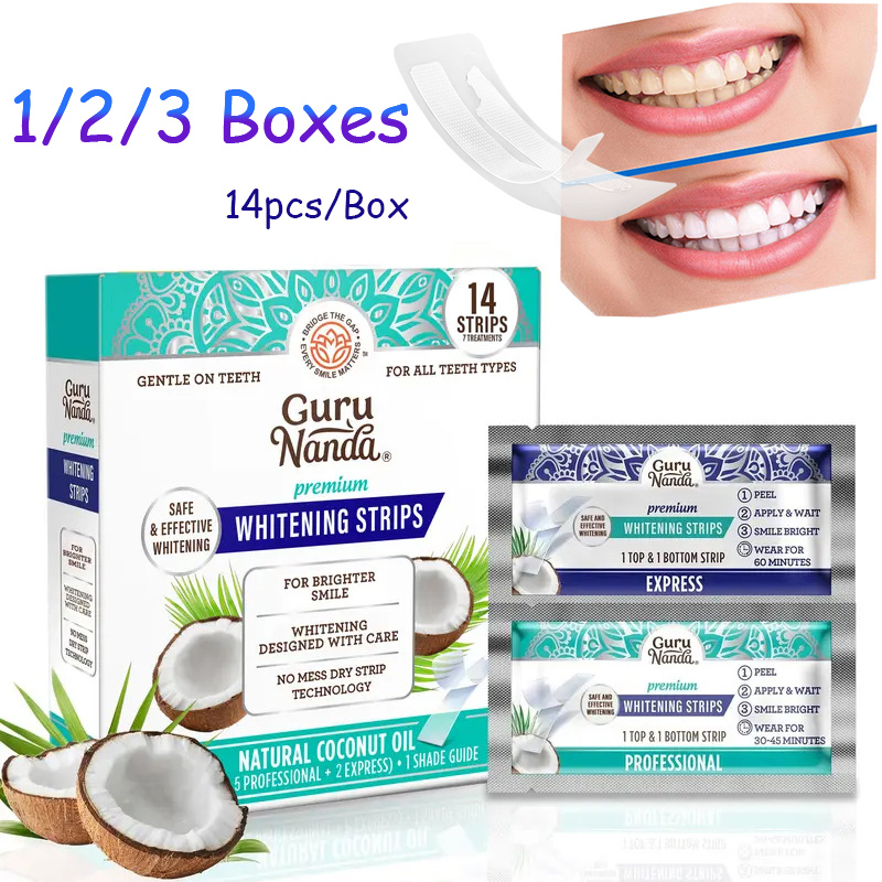 Tiras Blanqueadoras de Dientes - Teeth Whitening With Coconut Oil reseña y precio