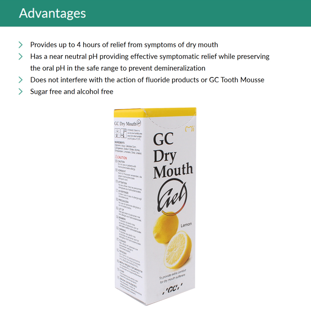 Gel de alivio de la boca seco, - Teeth Whitening In Japan reseña y precio