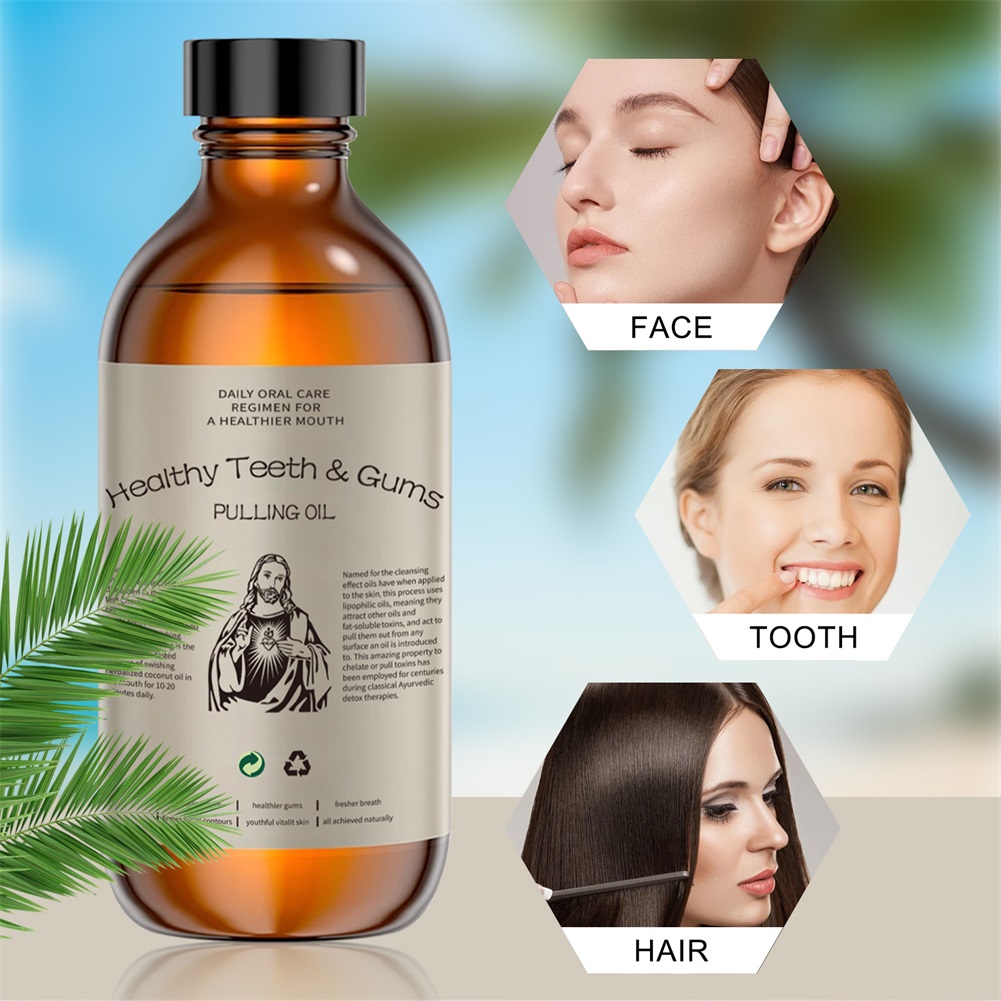 Enjuague bucal con aceite de c - Teeth Whitening With Coconut Oil reseña y precio